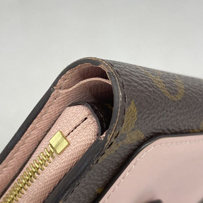 Louis Vuitton Wallet Monogram Portefeuille Juliette M80973 Rose Ballerine