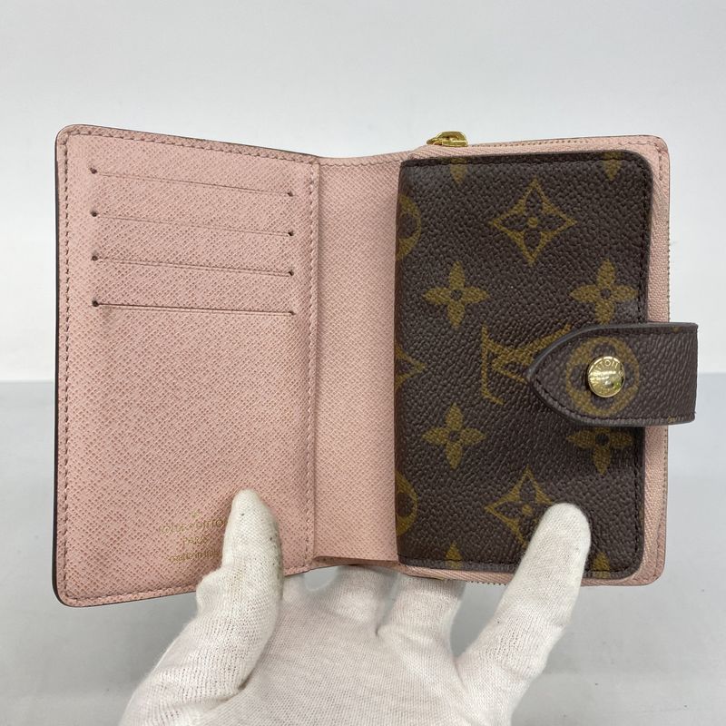 Louis Vuitton Wallet Monogram Portefeuille Juliette M80973 Rose Ballerine