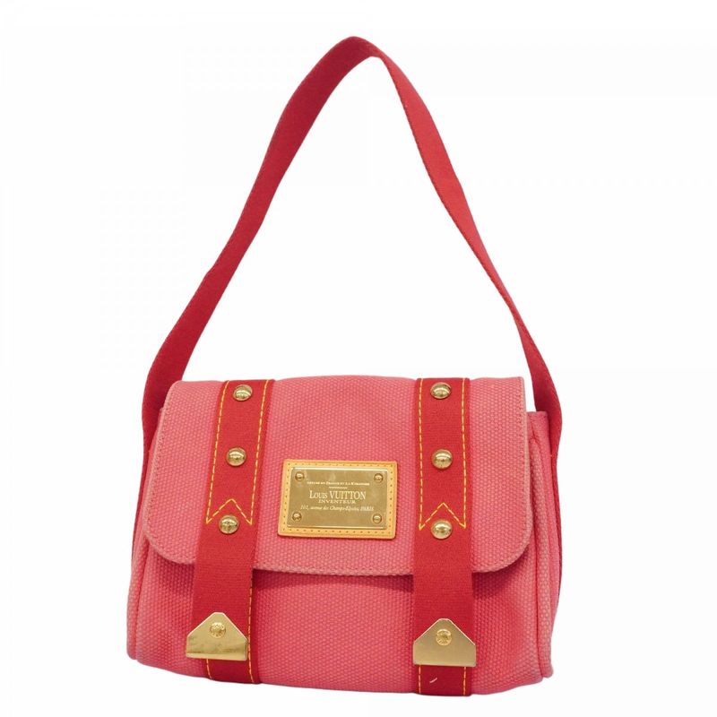 Louis Vuitton Handbag Antigua Sac Lava M40071 Rose Ladies