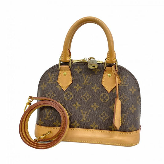 Louis Vuitton Handbag Monogram Alma BB M53152 Brown 2way Bag Ladies