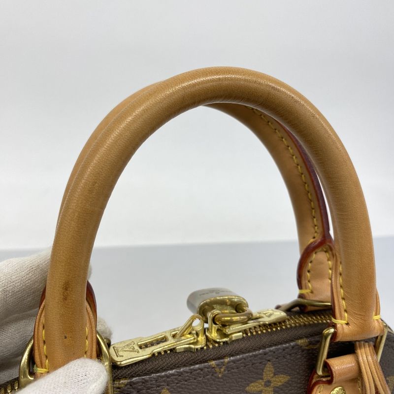 Louis Vuitton Handbag Monogram Alma BB M53152 Brown 2way Bag Ladies