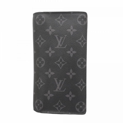 Louis Vuitton Long Wallet Monogram Eclipse Portefeuille Brother M61697 Black