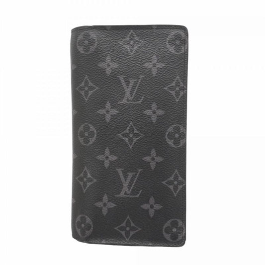 Louis Vuitton Long Wallet Monogram Eclipse Portefeuille Brother M61697 Black