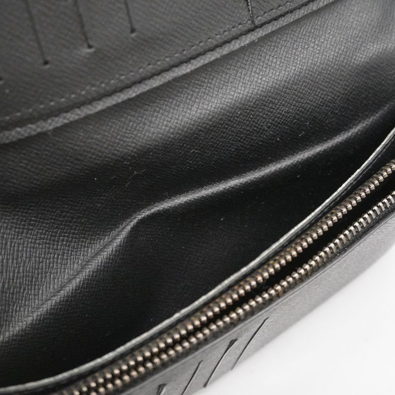 Louis Vuitton Long Wallet Monogram Eclipse Portefeuille Brother M61697 Black