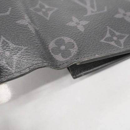 Louis Vuitton Long Wallet Monogram Eclipse Portefeuille Brother M61697 Black
