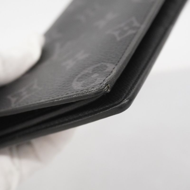 Louis Vuitton Long Wallet Monogram Eclipse Portefeuille Brother M61697 Black