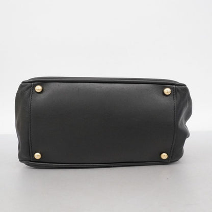 Chanel Tote Bag Camellia Lambskin Black Chien Pangold Hardware Women's