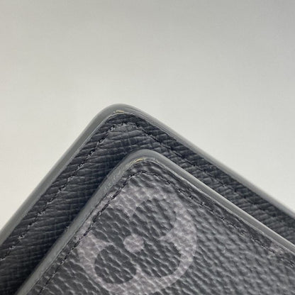 Louis Vuitton Long Wallet Monogram Eclipse Portefeuille Brother M61697 Black