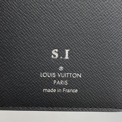 Louis Vuitton Long Wallet Monogram Eclipse Portefeuille Brother M61697 Black