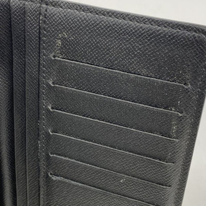 Louis Vuitton Long Wallet Damier Graphite Portefeuille Brother N62665 Black