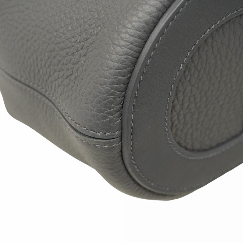 Hermes Handbag in the Loop 18 Monochrome Taurillon Clemence Grimisty K Engraved