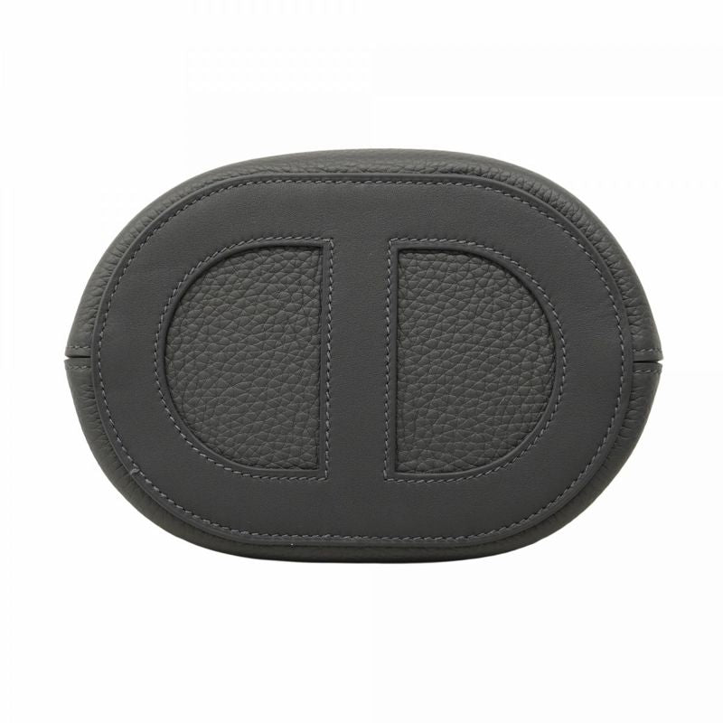 Hermes Handbag in the Loop 18 Monochrome Taurillon Clemence Grimisty K Engraved