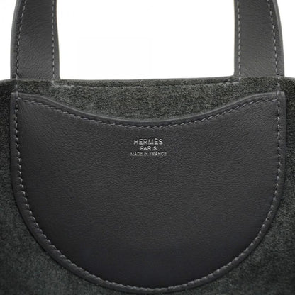 Hermes Handbag in the Loop 18 Monochrome Taurillon Clemence Grimisty K Engraved