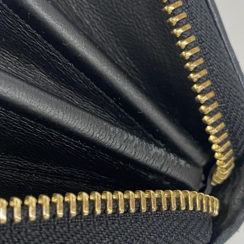 Louis Vuitton Long Wallet Monogram Embossed Zippy Wallet M81510 Noir Black Men