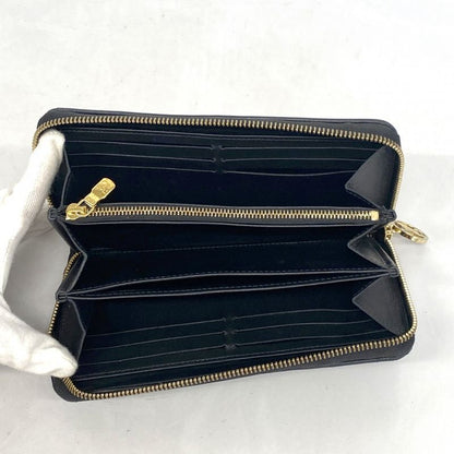 Louis Vuitton Long Wallet Monogram Embossed Zippy Wallet M81510 Noir Black Men
