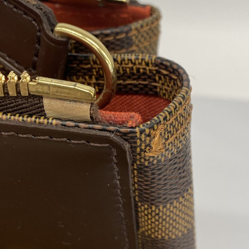 Louis Vuitton Boston Bag Damier Greenwich PM N41165 Ebene Men's Women's Unisex