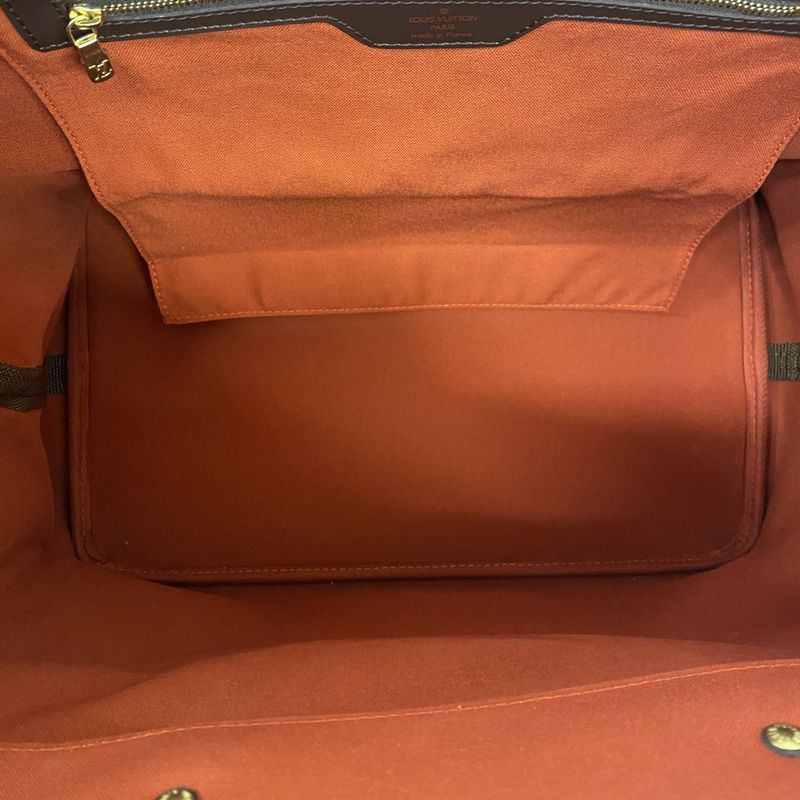 Louis Vuitton Boston Bag Damier Greenwich PM N41165 Ebene Men's Women's Unisex