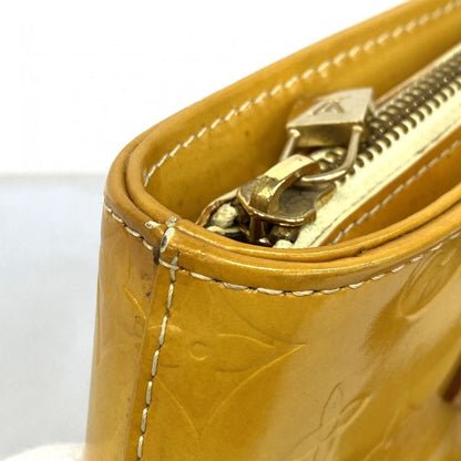 Louis Vuitton Tote Bag Vernis Houston M91055 Lime Yellow Ladies