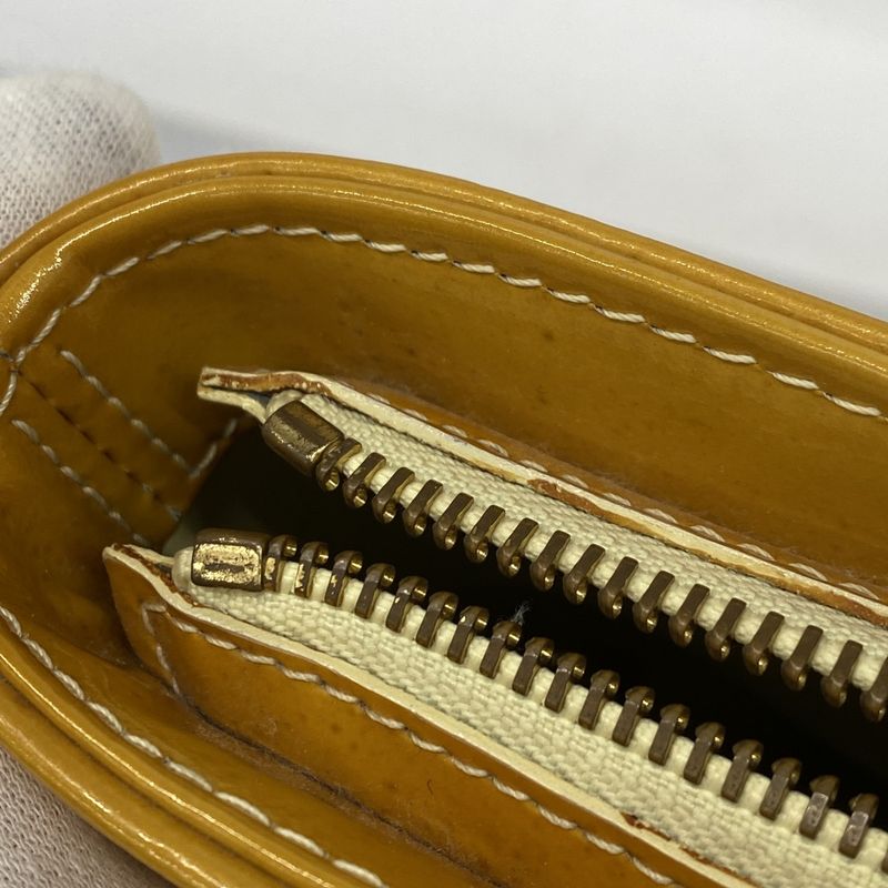 Louis Vuitton Tote Bag Vernis Houston M91055 Lime Yellow Ladies