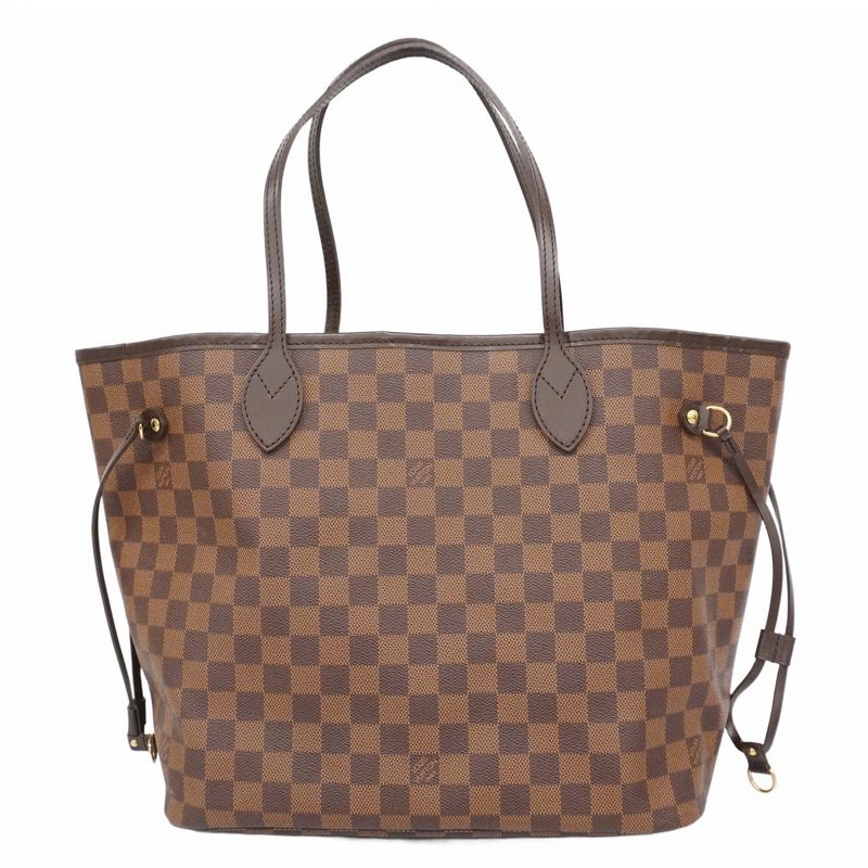 Louis Vuitton Tote Bag Damier Neverfull MM N51105 Ebene Ladies