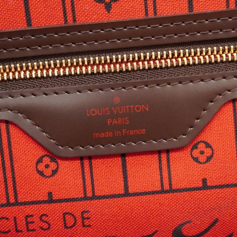 Louis Vuitton Tote Bag Damier Neverfull MM N51105 Ebene Ladies