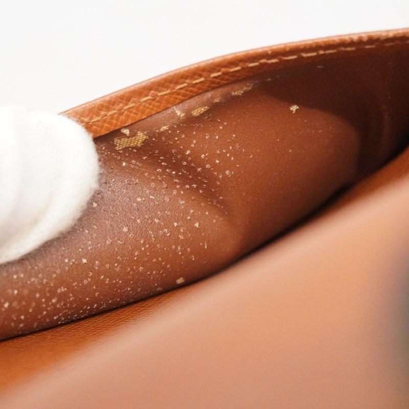 Louis Vuitton Wallet Monogram Portomone Viennese M61663 Brown Women's