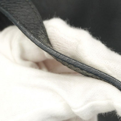 Hermes Shoulder Bag Evelyn 3pm Taurillon Clemence Black Silver Hardware a