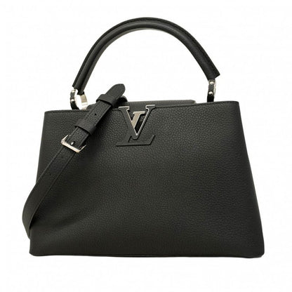 Louis Vuitton Handbag Taurillon Capucines MM M42242 Noir Black 2way Bag Ladies