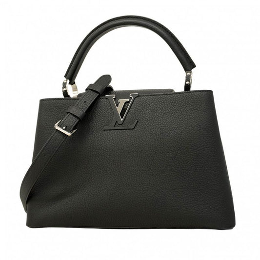 Louis Vuitton Handbag Taurillon Capucines MM M42242 Noir Black 2way Bag Ladies
