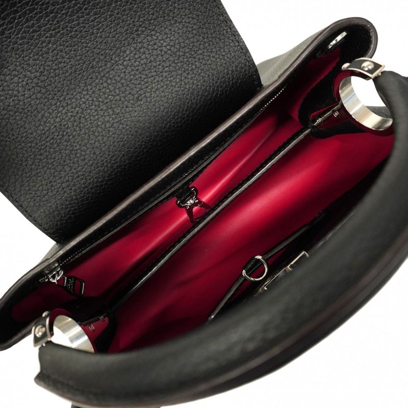 Louis Vuitton Handbag Taurillon Capucines MM M42242 Noir Black 2way Bag Ladies