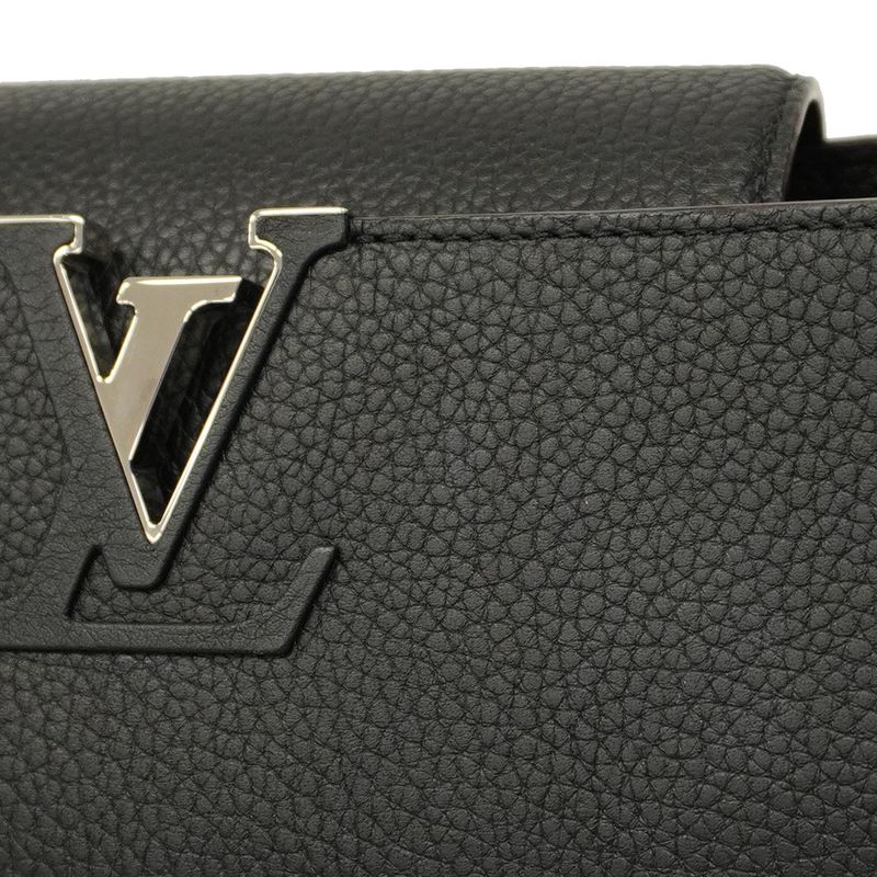 Louis Vuitton Handbag Taurillon Capucines MM M42242 Noir Black 2way Bag Ladies