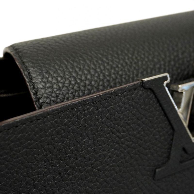 Louis Vuitton Handbag Taurillon Capucines MM M42242 Noir Black 2way Bag Ladies