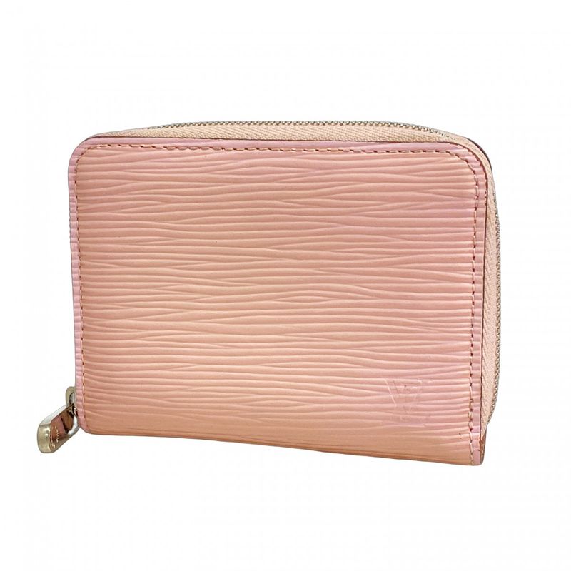 Louis Vuitton Coin Case Epi Zippi Coin Purse M61206 Rose Ballerine Women's