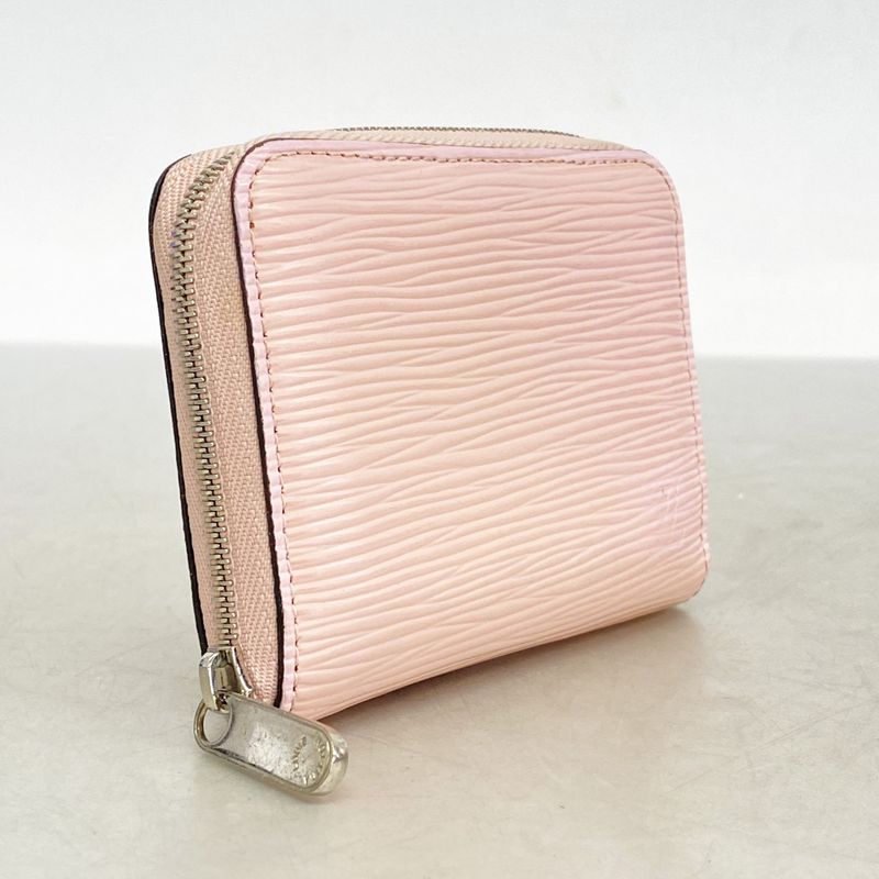 Louis Vuitton Coin Case Epi Zippi Coin Purse M61206 Rose Ballerine Women's