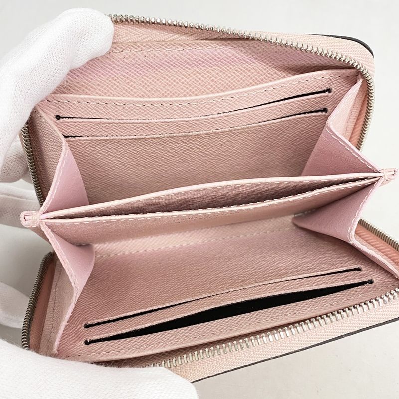 Louis Vuitton Coin Case Epi Zippi Coin Purse M61206 Rose Ballerine Women's