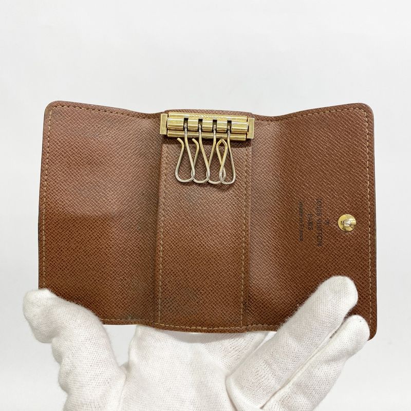 Louis Vuitton Key Case Monogram Multicles 4 M69517 Brown Men Women Unisex
