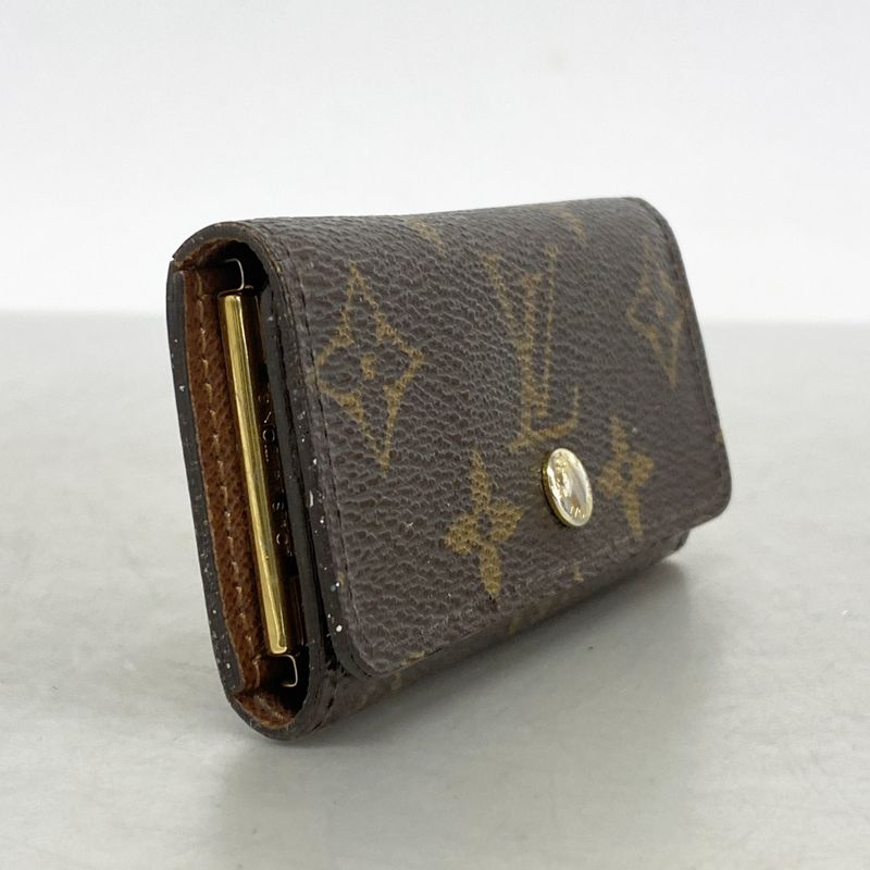 Louis Vuitton Key Case Monogram Multicles 4 M69517 Brown Men Women Unisex