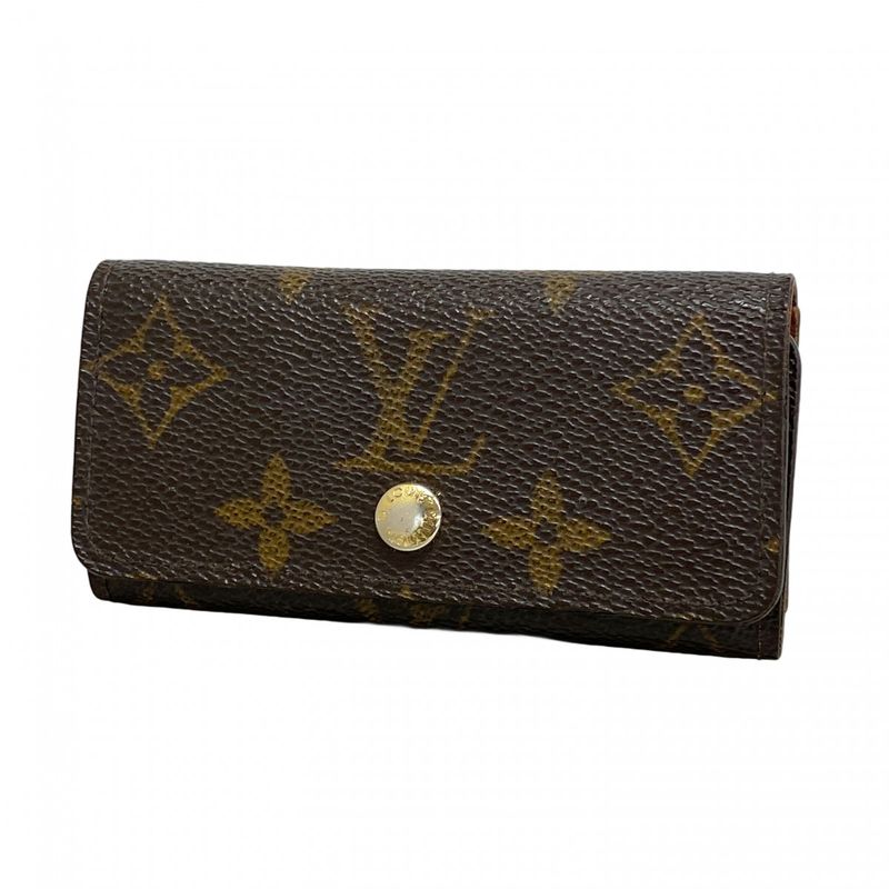 Louis Vuitton Key Case Monogram Multicles 4 M69517 Brown Men Women Unisex