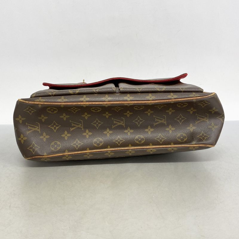 Louis Vuitton Shoulder Bag Monogram Multiplicity M51162 Brown Women's