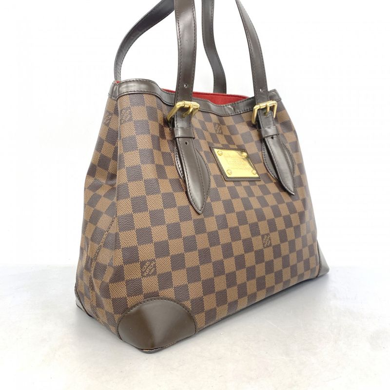 Louis Vuitton Tote Bag Damier Hampstead MM N51204 Ebene Ladies