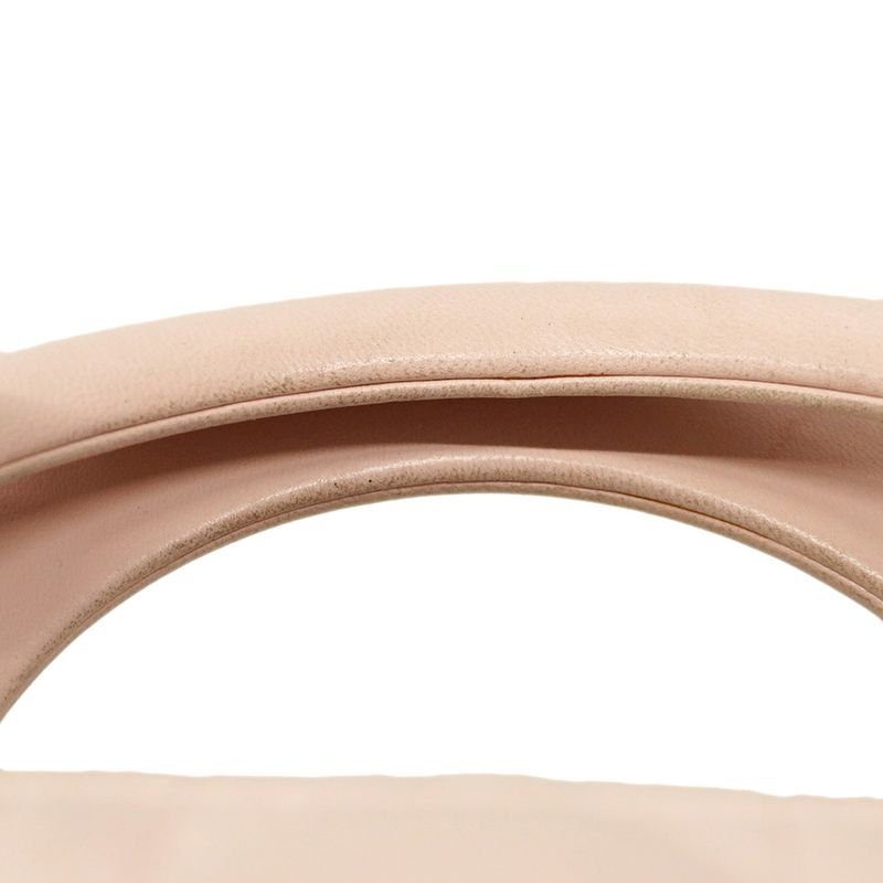 Christian Dior Handbag Cannage Lady Dior Leather Pink Gold Hardware 2way Bag