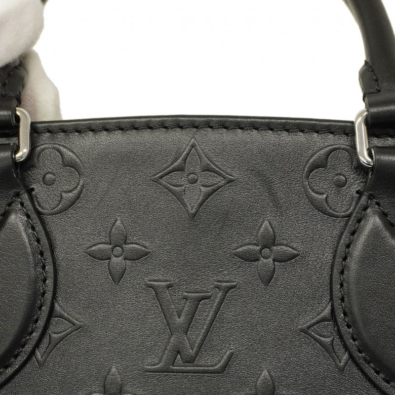 Louis Vuitton Handbag Monogram Bold on the Go PM M14576 Black 2way Bag Ladies