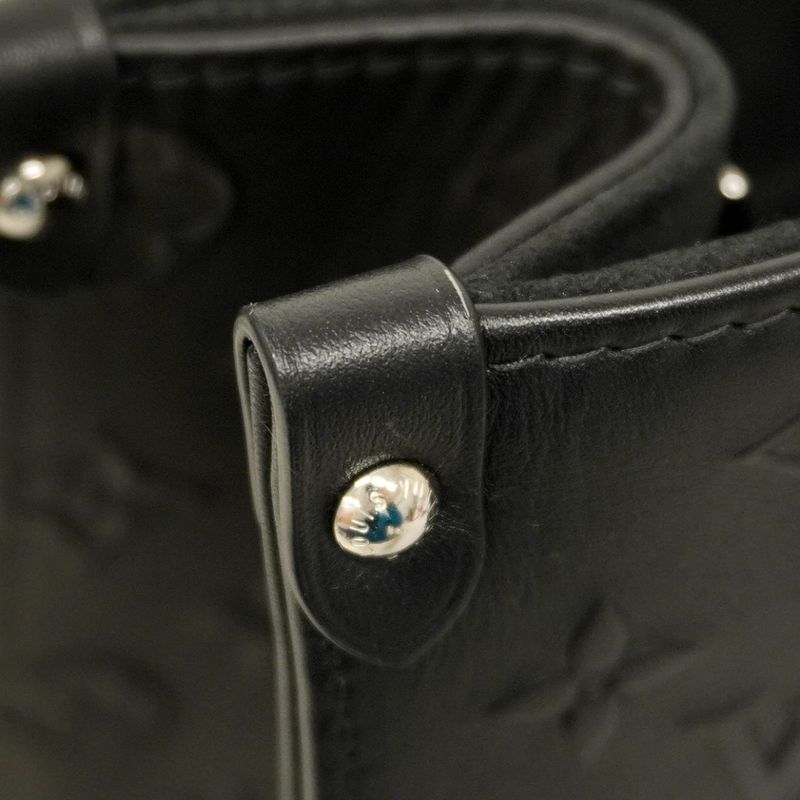 Louis Vuitton Handbag Monogram Bold on the Go PM M14576 Black 2way Bag Ladies