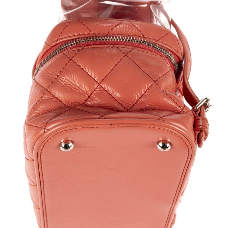 Chanel Chanel 2018 Limited Edition Aquarium Backpack Pink Transparent Quilted
