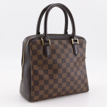 Louis Vuitton Brera N51150 Damier Canvas Brown Vi0050 Women's Handbag