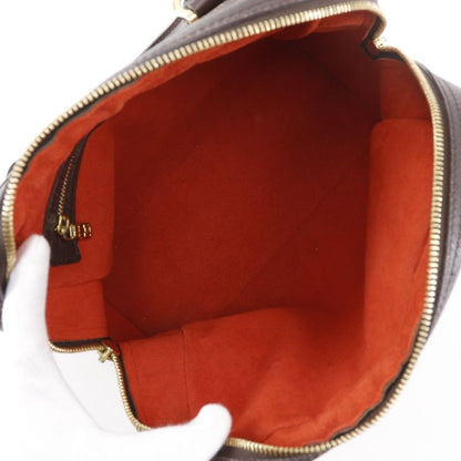 Louis Vuitton Brera N51150 Damier Canvas Brown Vi0050 Women's Handbag