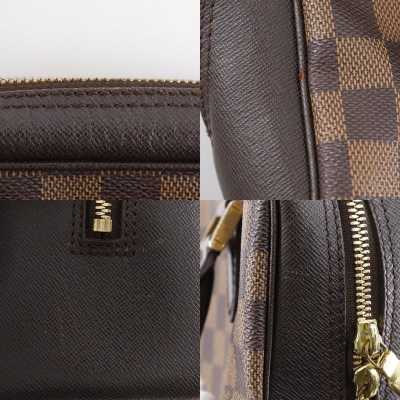 Louis Vuitton Brera N51150 Damier Canvas Brown Vi0050 Women's Handbag