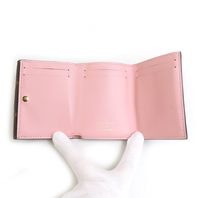 Louis Vuitton LOUIS VUITTON Compact wallet tri-fold wallet Monogram Portefeuille