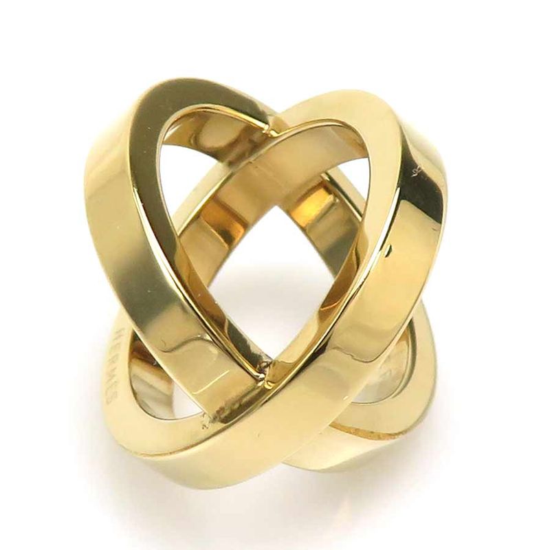 HERMES Scarf Ring BIJOUTERIE FANTAISIE