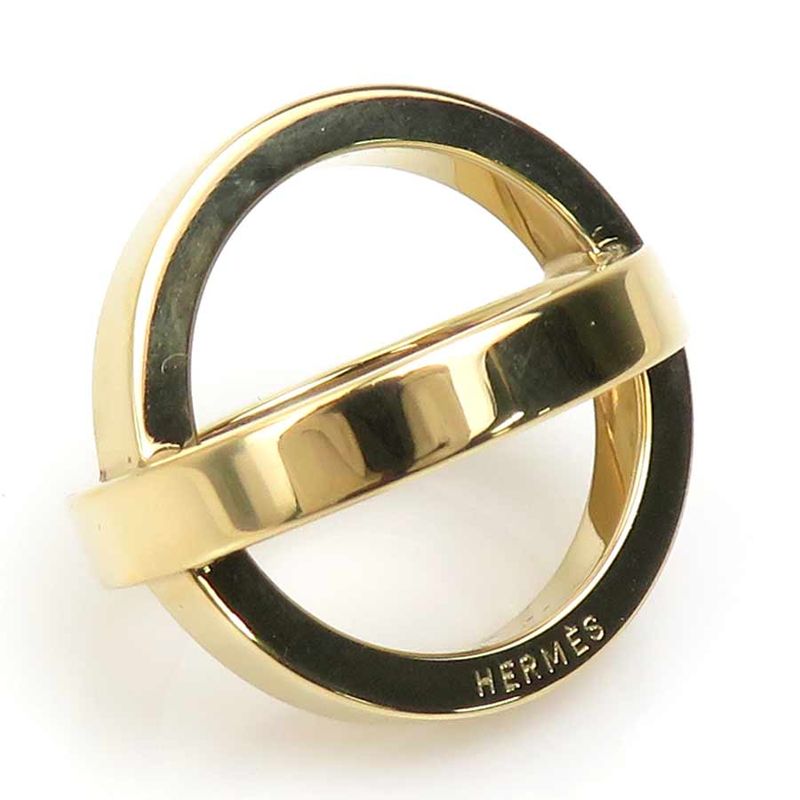 HERMES Scarf Ring BIJOUTERIE FANTAISIE